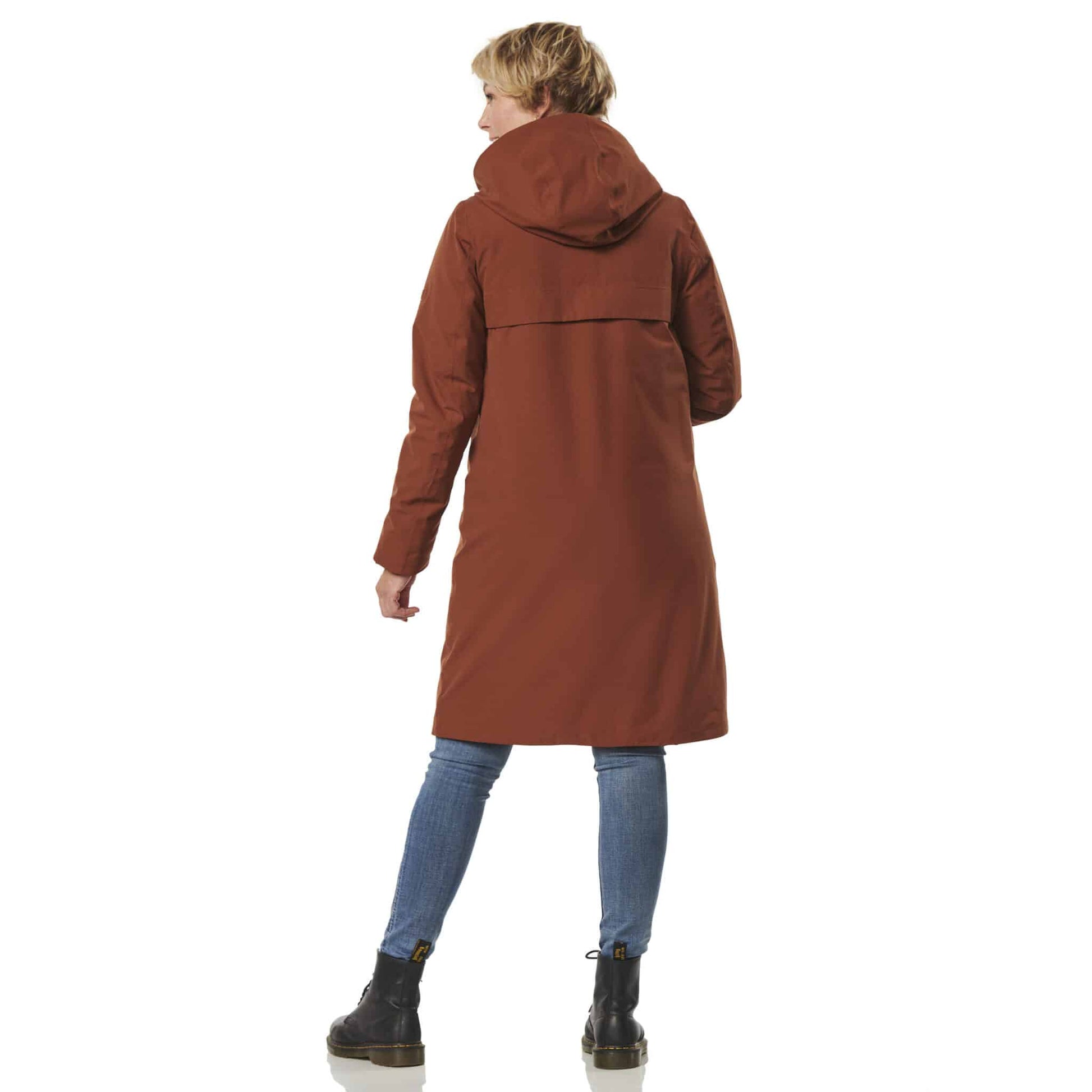 Winterjas Boston kangaroo achter happy rainy days