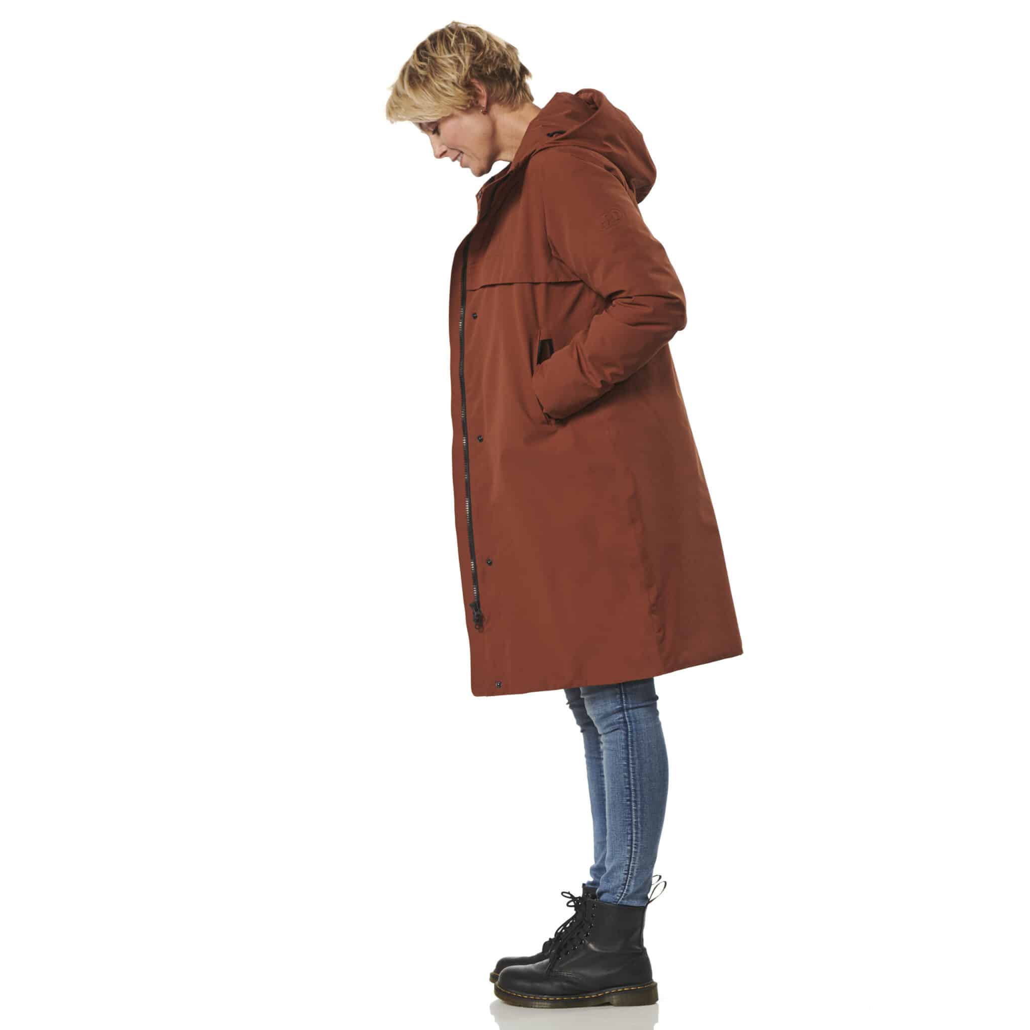 Winterjas Boston kangaroo zij open happy rainy days