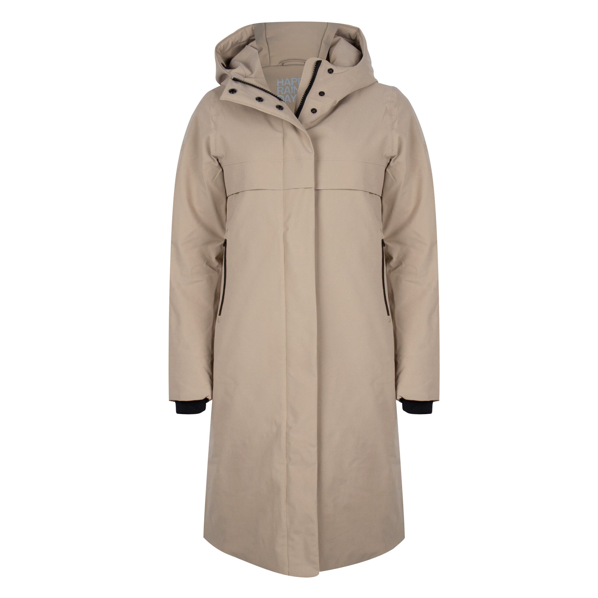 Winterjas Boston beige product happy rainy days