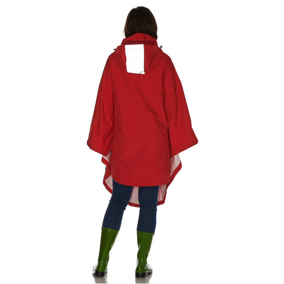 Regencape rood Happy Rainy Days 