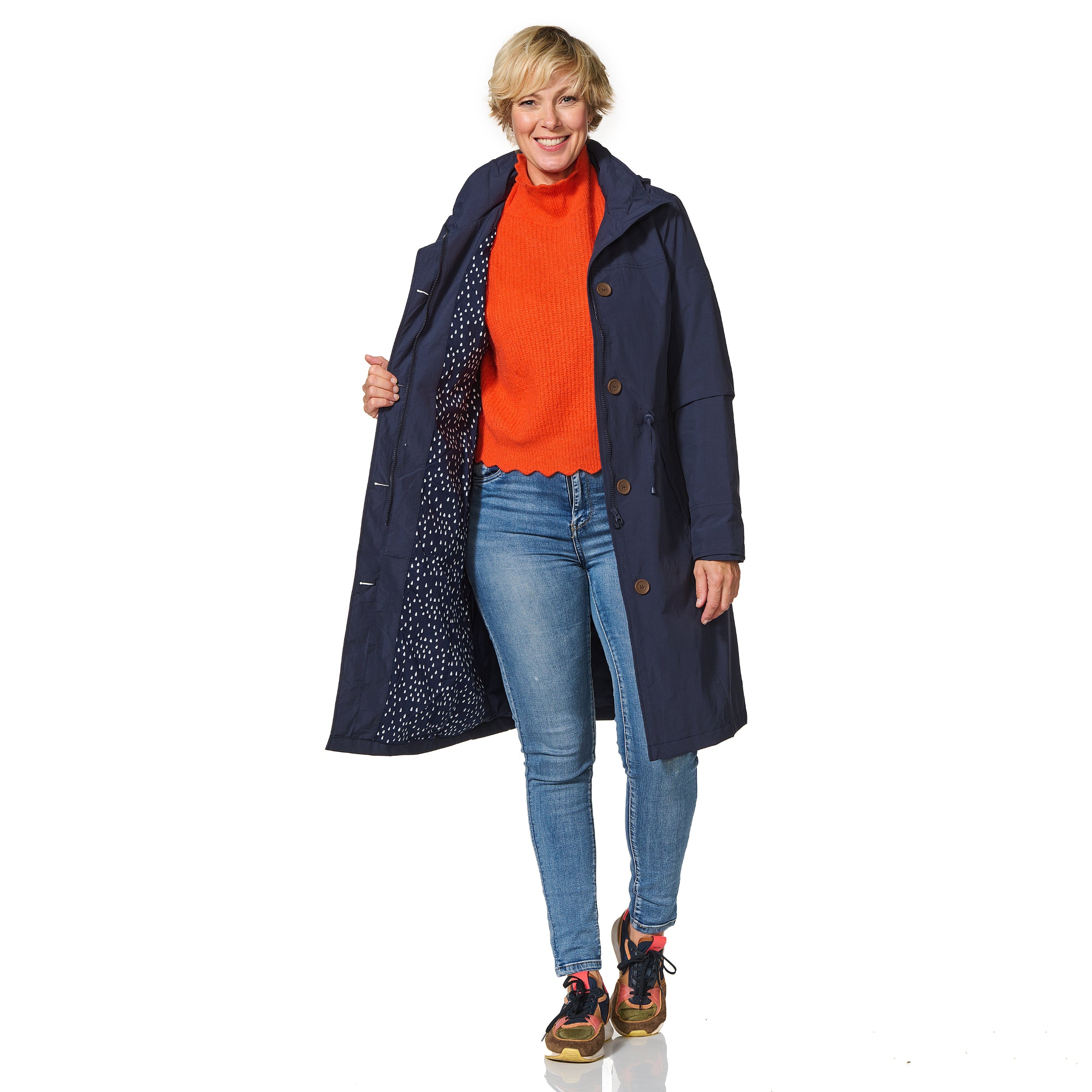 jas Porto donkerblauw