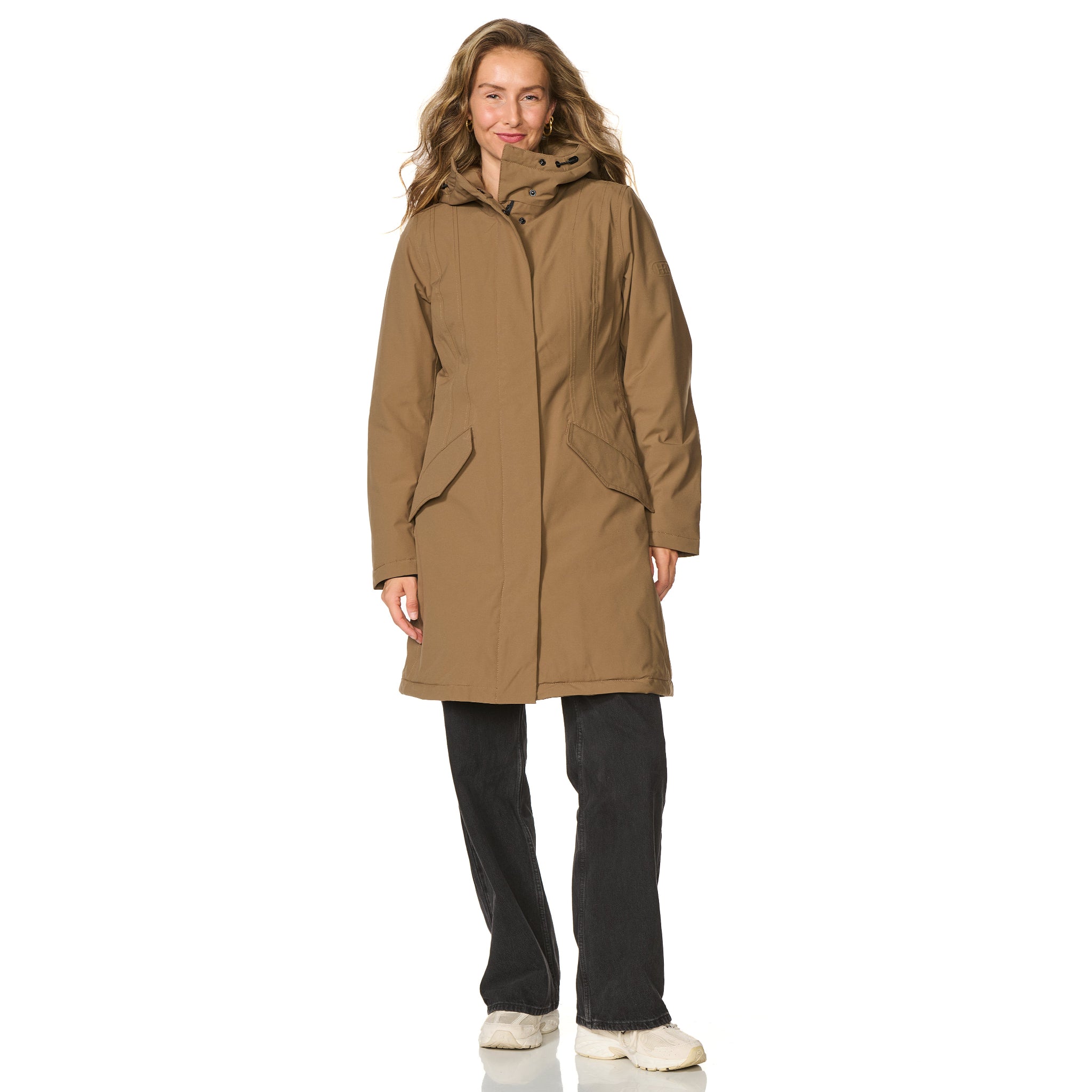 Winterjas Orlando Taupe Happy Rainy Days 