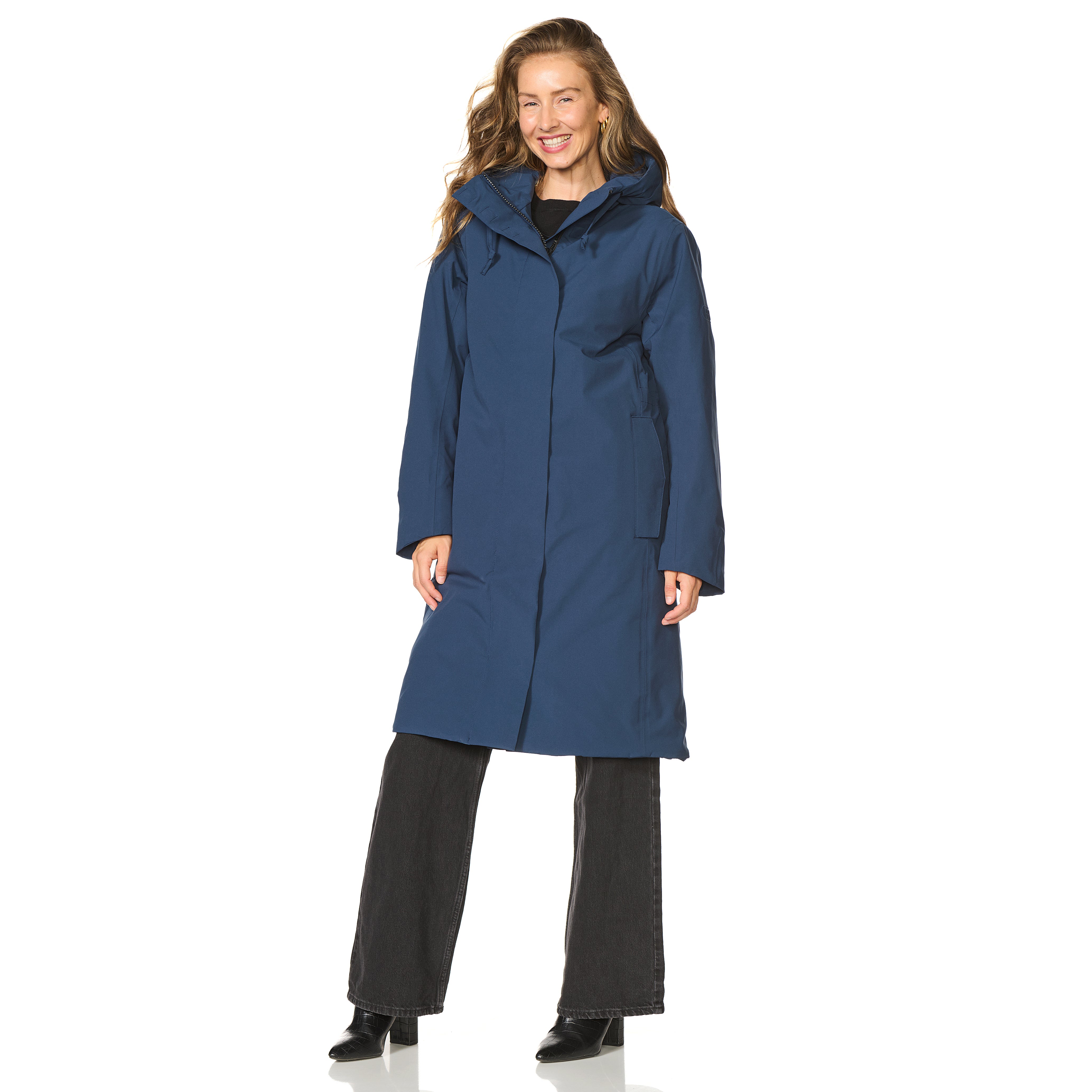 Winterjas Phoenix blauw Happy Rainy Days 